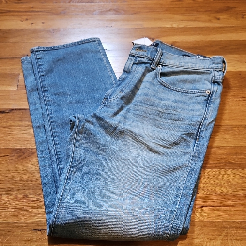 J. Crew Men's Straight Blue Jeans